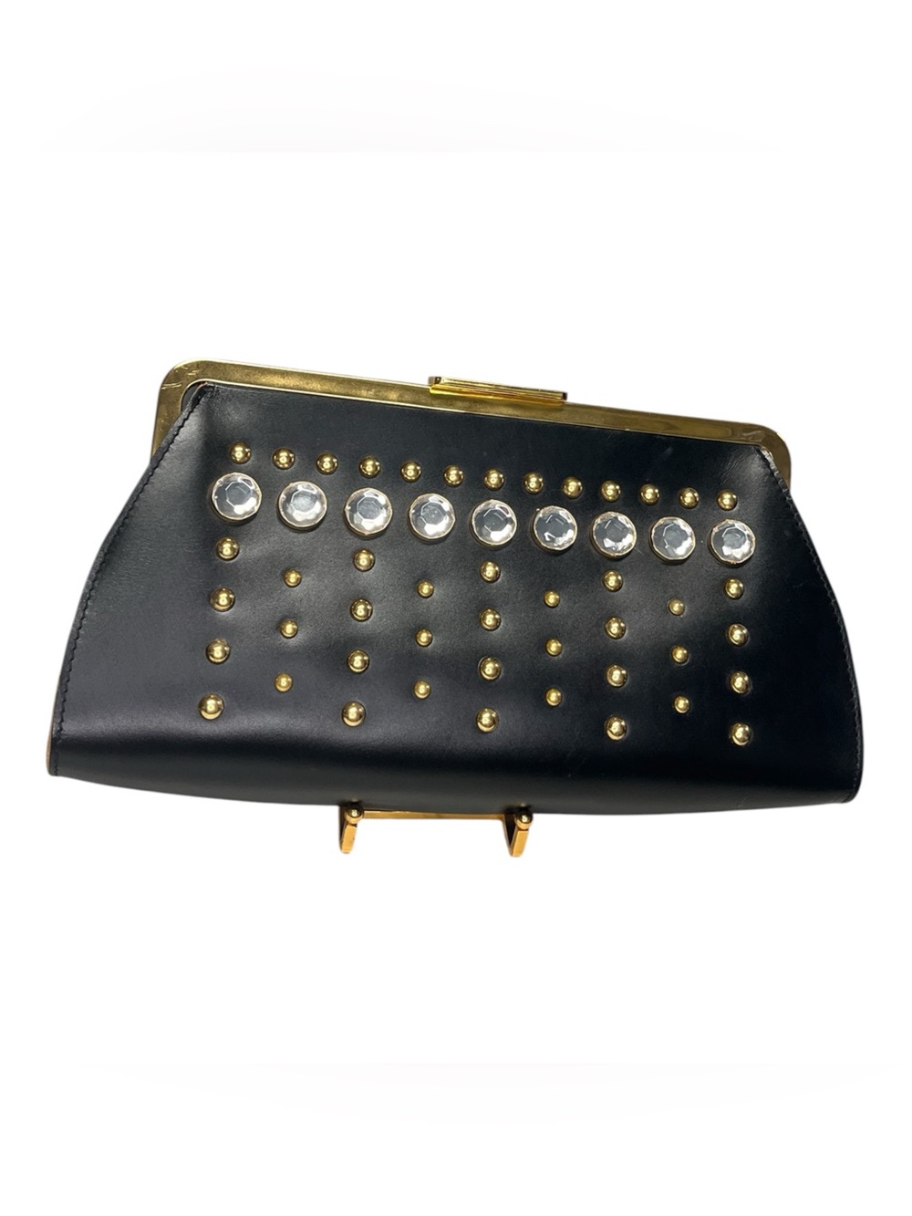 Marni Studded Calf Clutch Bag NWT